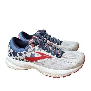Brooks Launch 6 Limited Edition USA Flag Stars Stripes Running Shoes Womens Sz 7